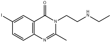 3-(2-(Ethylamino)ethyl)-6-iodo-2-methyl-4(3H)-quinazolinone