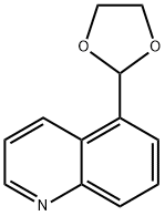 Quinoline, 5-(1,3-dioxolan-2-yl)- (9CI) Structural