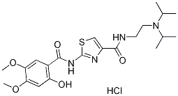 Acotiamide hydrochloride trihydrate Structural