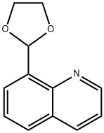 Quinoline, 8-(1,3-dioxolan-2-yl)- (9CI) Structural