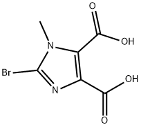 2-BROMO-1-METHYL-1H-IMIDAZOLE-4,5-DICARBOXYLIC ACID Structural