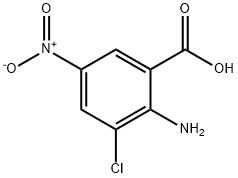 2-AMINO-3-CHLORO-5-NITROBENZOIC ACID Structural