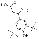 3-AMINO-3-(3,5-DI-TERT-BUTYL-4-HYDROXY-PHENYL)-PROPIONIC ACID Structural