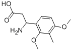 3-AMINO-3-(2,4-METHOXY-3-METHYL-PHENYL)-PROPIONIC ACID Structural