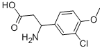 3-AMINO-3-(3-CHLORO-4-METHOXY-PHENYL)-PROPIONIC ACID