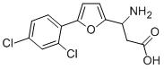 3-AMINO-3-[5-(2,4-DICHLOROPHENYL)-FURAN-2-YL]-PROPIONIC ACID Structural