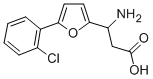 3-AMINO-3-[5-(2-CHLOROPHENYL)-FURAN-2-YL]-PROPIONIC ACID Structural