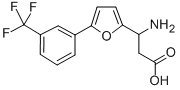 3-AMINO-3-[5-(3-TRIFLUOROMETHYLPHENYL)-FURAN-2-YL]-PROPIONIC ACID Structural