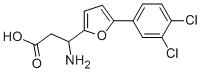 3-AMINO-3-[5-(3,4-DICHLOROPHENYL)-FURAN-2-YL]-PROPIONIC ACID Structural