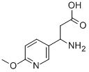 3-AMINO-3-(6-METHOXY-PYRIDIN-3-YL)-PROPIONIC ACID