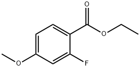 2-FLUORO-4-METHOXYBENZOIC ACID ETHYL ESTER Structural