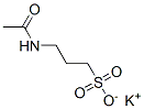 potassium 3-(acetylamino)propanesulphonate Structural