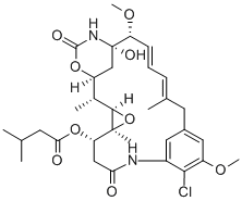 Maytansine, O3-de2-(acetylmethylamino)-1-oxopropyl-22-demethyl-O3-(3-methyl-1-oxobutyl)-