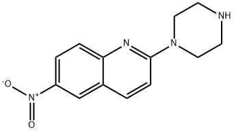 6-NITRO-2-PIPERAZIN-1-YL-QUINOLINE Structural