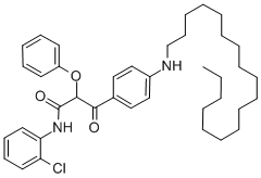 ALPHA-(4-OCTADECANYLAMINO)-BENZOYL-ALPHA-PHENOXY-N-(2-CHLORPHENYL)-ACETAMIDE