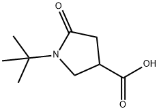 1-TERT-BUTYL-5-OXO-3-PYRROLIDINECARBOXYLIC ACID Structural