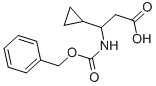 3-{[(benzyloxy)carbonyl]amino}-3-cyclopropylpropanoic acid