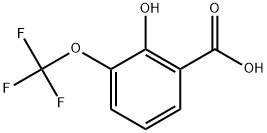 2-Hydroxy-3-trifluoromethoxy-benzoic acid Structural