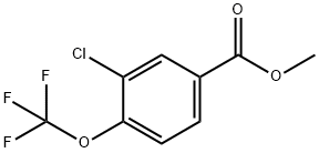 3-CHLORO-4-(TRIFLUOROMETHOXY)METHYLBENZOATE Structural