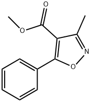 3-METHYL-5-PHENYL-ISOXAZOLE-4-CARBOXYLIC ACID METHYL ESTER Structural