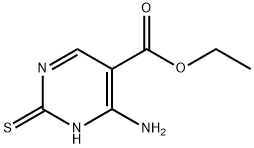 2-Mercapto-4-aminopyrimidine-5-carboxylic acid ethyl ester