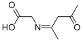 Glycine, N-(1-methyl-3-oxobutylidene)- (9CI) Structural