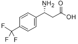 (R)-3-AMINO-3-(4-TRIFLUOROMETHYL-PHENYL)-PROPIONIC ACID Structural