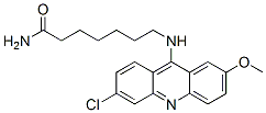Heptanamide, 7-((6-chloro-2-methoxy-9-acridinyl)amino)- Structural