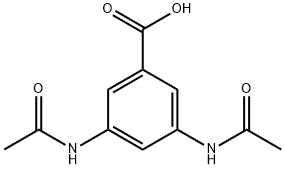 3,5-bis(acetylamino)benzoic acid Structural