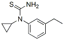 Thiourea, N-cyclopropyl-N-(3-ethylphenyl)- (9CI) Structural