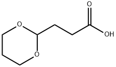 3-[(1,3-DIOXINAN-2-YL)]PROPIONIC ACID Structural