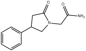 4-Phenyl-2-pyrrolidone-1-acetamide Structural