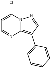 7-CHLORO-3-PHENYL-PYRAZOLO[1,5-A]PYRIMIDINE Structural