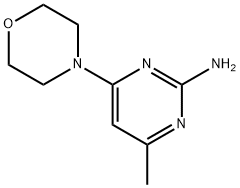 2-AMINO-4-MORPHOLINO-6-METHYLPYRIMIDINE Structural