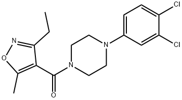 Methanone, [4-(3,4-dichlorophenyl)-1-piperazinyl](3-ethyl-5-methyl-4-isoxazolyl)-