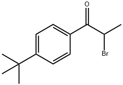 2-BROMO-1-(4-ISOBUTYL PHENYL)-1-PROPANONE Structural