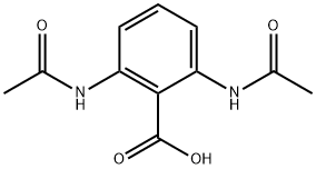 2,6-Diacetamidobenzoic acid Structural