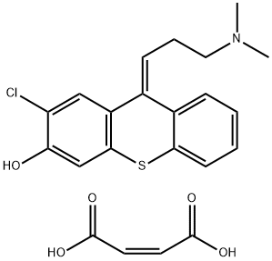 (E)-2-Chloro-3-hydroxy-9-(3-dimethylaminopropylidene)thioxanthene hydr ogen maleate