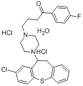 1-Butanone, 4-(4-(8-chloro-10,11-dihydrodibenzo(b,f)thiepin-10-yl)-1-p iperazinyl)-1-(4-fluorophenyl)-, dihydrochloride, hydrate