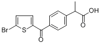 4-((5-Bromo-2-thienyl)carbonyl)-alpha-methylbenzeneacetic acid