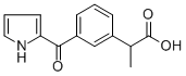 alpha-Methyl-3-(1H-pyrrol-2-ylcarbonyl)benzeneacetic acid Structural