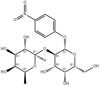 p-Nitrophenyl 2-O-(b-L-Fucopyranosyl)-b-D-galactopyranoside Structural