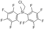 (CHLOROMETHYL)METHYLBIS(PENTAFLUOROPHENYL)SILANE Structural