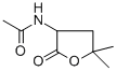 N-(Tetrahydro-5,5-dimethyl-2-oxo-3-furanyl)acetamide Structural