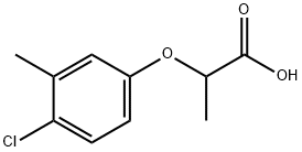 2-(4-chloro-3-methyl-phenoxy)propanoic acid Structural