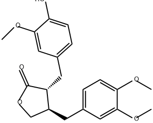 (-)-Arctigenin Structural