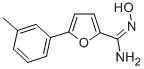 2-Furancarboximidamide,N-hydroxy-5-(3-methylphenyl)- Structural