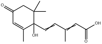 5-(1-HYDROXY-2,6,6-TRIMETHYL-4-OXOCYCLOHEX-2-ENYL)-3-METHYLPENTA-2,4-DIENOIC ACID Structural