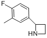 Azetidine, 2-(4-fluoro-3-methylphenyl)- (9CI)