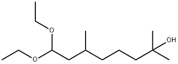 HYDROXY CITRONELLAL DIETHYL ACETAL Structural